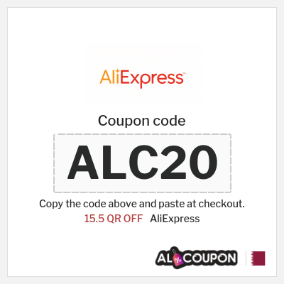 Coupon for AliExpress (ALC20) 15.5 QR OFF