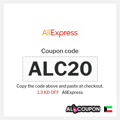 Coupon for AliExpress (ALC20) 1.3 KD OFF