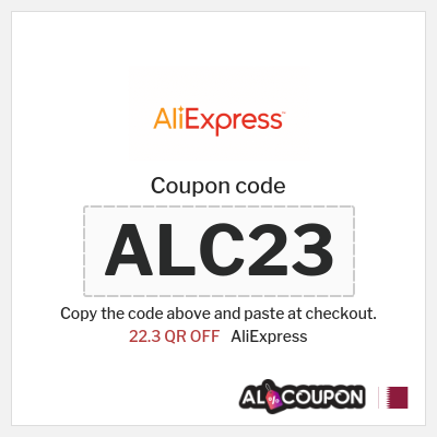 Coupon for AliExpress (ALC23) 22.3 QR OFF