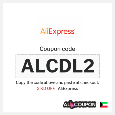 Coupon for AliExpress (ALCDL2) 2 KD OFF