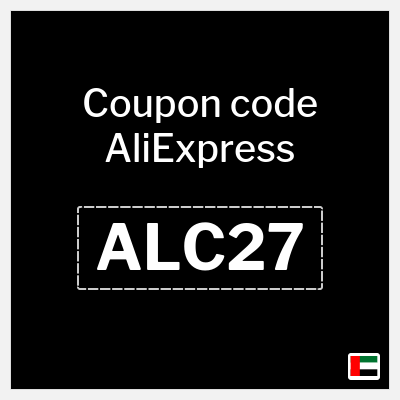 Coupon for AliExpress (ALC27) 26.5 AED OFF