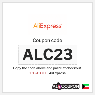 Coupon for AliExpress (ALC23) 1.9 KD OFF