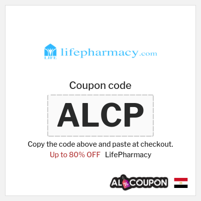 Coupon discount code for LifePharmacy 80% OFF