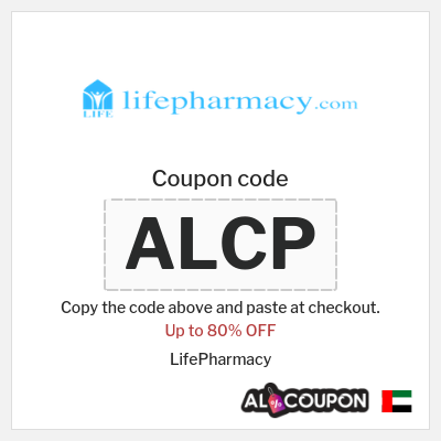 Coupon for LifePharmacy (ALCP) Up to 80% OFF