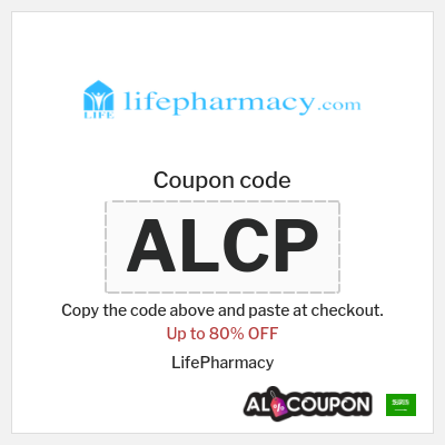 Coupon for LifePharmacy (ALCP) Up to 80% OFF