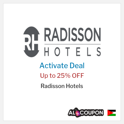Special Deal for Radisson Hotels Up to 25% OFF