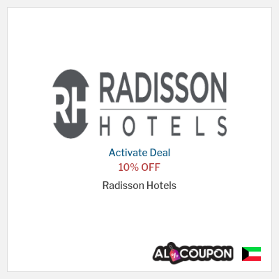 Special Deal for Radisson Hotels 10% OFF
