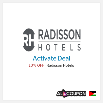 Special Deal for Radisson Hotels 10% OFF