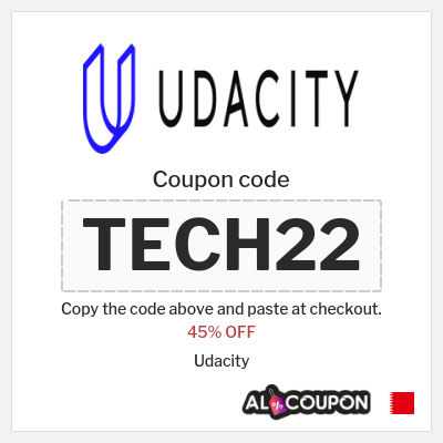 Coupon discount code for Udacity 45% OFF