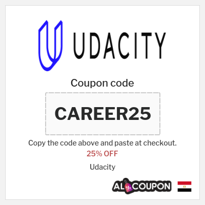 Coupon for Udacity (CAREER25) 25% OFF