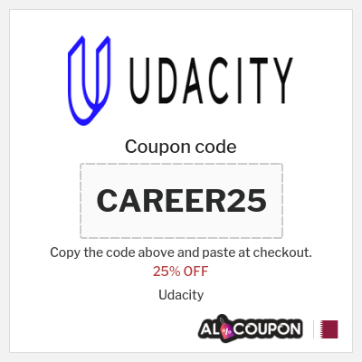 Coupon for Udacity (CAREER25) 25% OFF