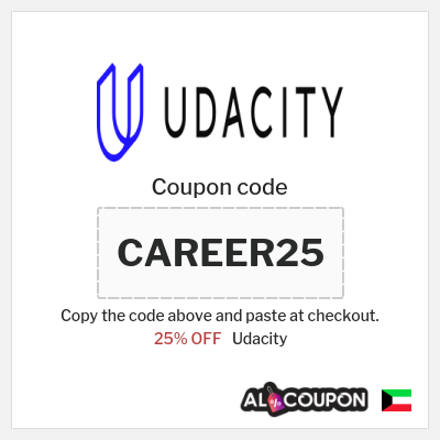 Coupon for Udacity (CAREER25) 25% OFF