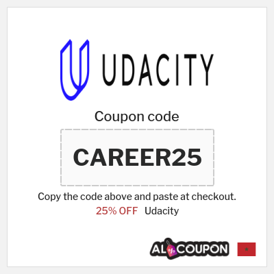 Coupon for Udacity (CAREER25) 25% OFF