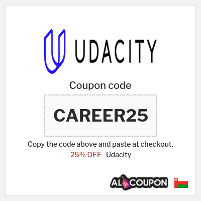 Coupon for Udacity (CAREER25) 25% OFF