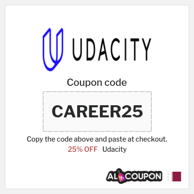 Coupon for Udacity (CAREER25) 25% OFF