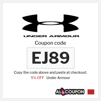 Coupon discount code for Under Armour 5% OFF Coupon Codes