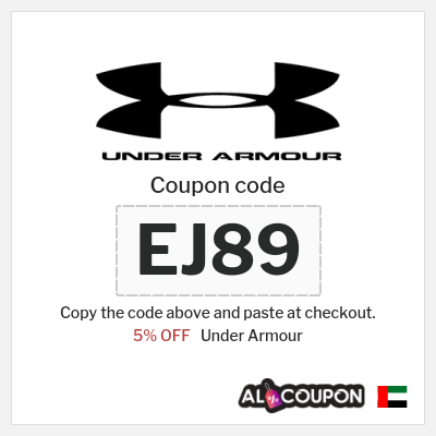 Coupon discount code for Under Armour 5% OFF Coupon Codes