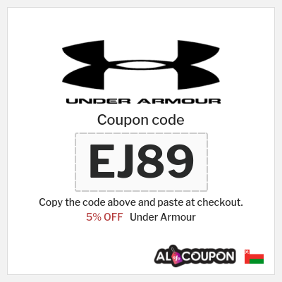 Coupon discount code for Under Armour 5% OFF Coupon Codes