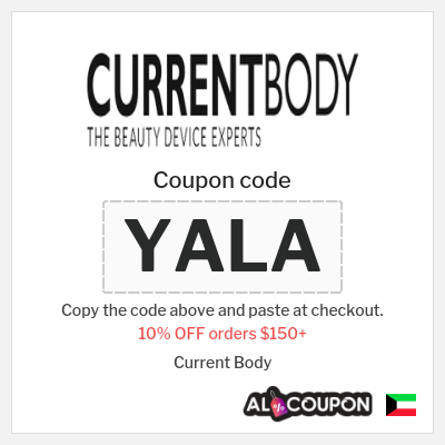 Coupon discount code for Current Body 10% OFF