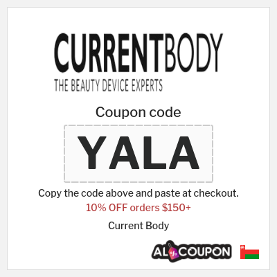 Coupon discount code for Current Body 10% OFF