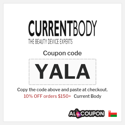 Coupon discount code for Current Body 10% OFF
