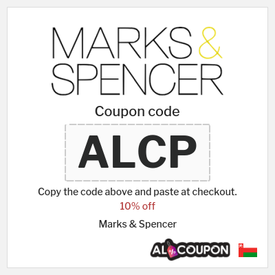 Coupon discount code for Marks & Spencer 10% OFF