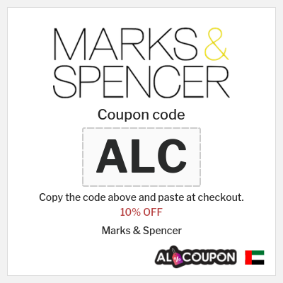 Coupon discount code for Marks & Spencer 10% OFF