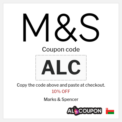 Coupon discount code for Marks & Spencer 10% OFF