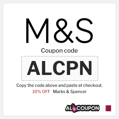 Coupon discount code for Marks & Spencer 10% OFF