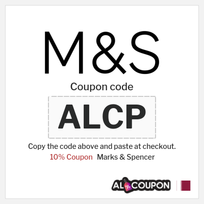 Marks & Spencer Coupon (ALCP) Marks & Spencer Discount Code  2026