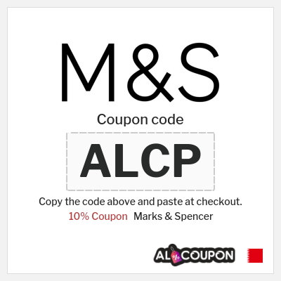 Marks & Spencer Coupon (ALCP) Marks & Spencer Discount Code  2026