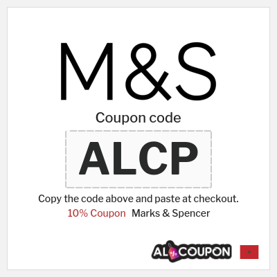 Marks & Spencer Coupon (ALCP) Marks & Spencer Discount Code  2026