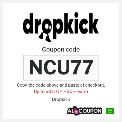 Coupon discount code for Dropkick 20% OFF