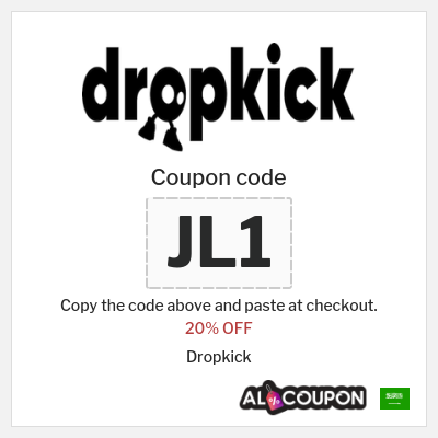 Coupon discount code for Dropkick 20% OFF