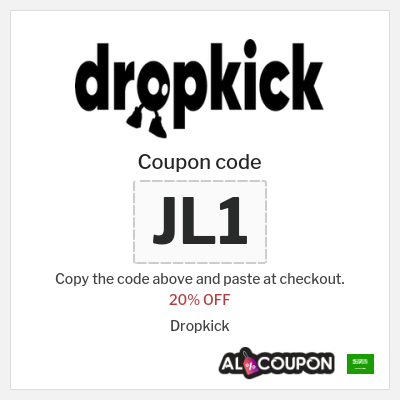 Coupon for Dropkick (JL1) 20% OFF