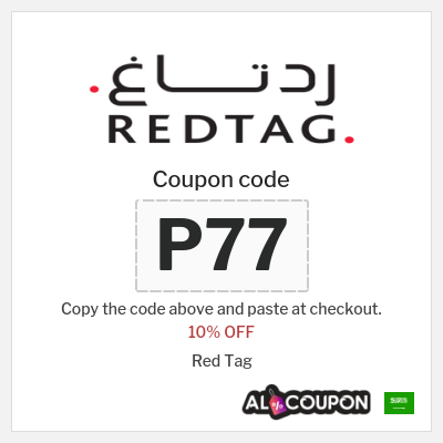 Coupon discount code for Red Tag 15% OFF