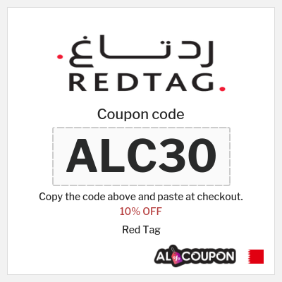 Coupon discount code for Red Tag 15% OFF