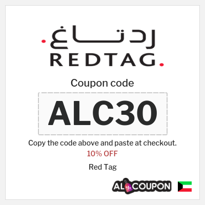 Coupon discount code for Red Tag 15% OFF