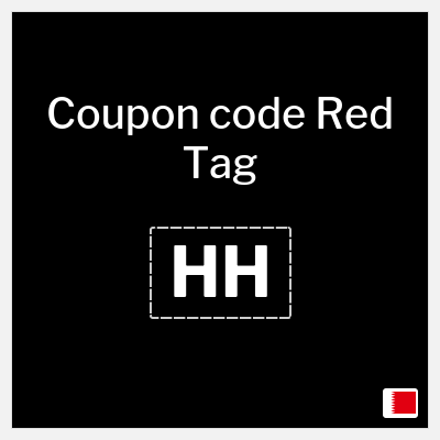 Coupon discount code for Red Tag 15% OFF