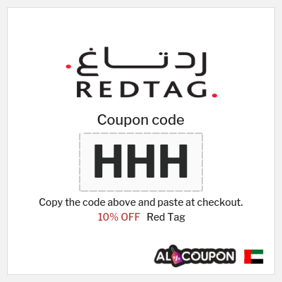 Coupon discount code for Red Tag 15% OFF
