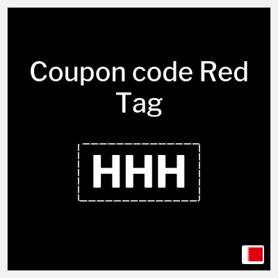 Coupon discount code for Red Tag 15% OFF
