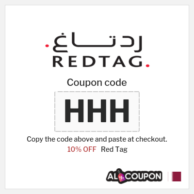 Coupon discount code for Red Tag 15% OFF