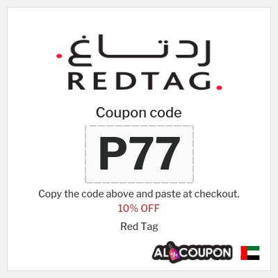 Coupon for Red Tag (P77) 10% OFF