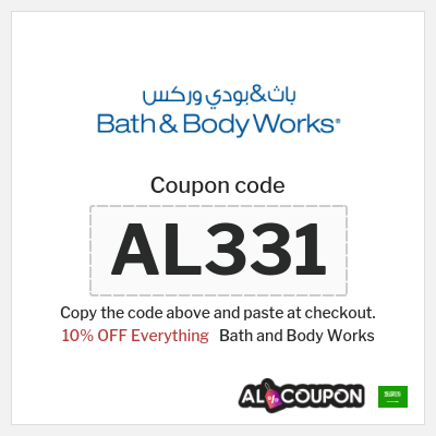 Coupon discount code for Bath and Body Works Up to 10% OFF