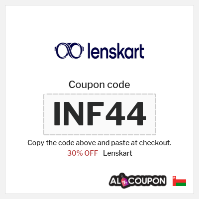Coupon for Lenskart (INF44) 30% OFF