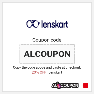 Coupon for Lenskart (ALCOUPON) 20% OFF