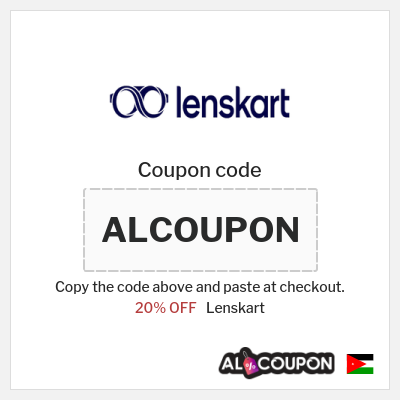 Coupon for Lenskart (ALCOUPON) 20% OFF