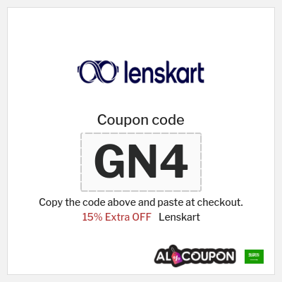 Coupon for Lenskart (GN4) 15% Extra OFF