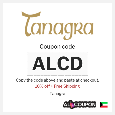 Coupon discount code for Tanagra 10% OFF