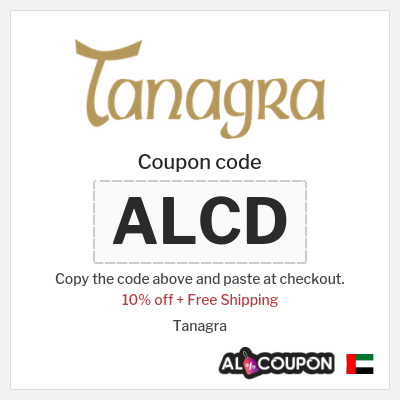 Coupon discount code for Tanagra 10% OFF